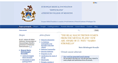 Desktop Screenshot of europeanmedicalfoundation.org